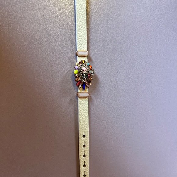 Host Pick / NWT - Keep Collective - blush/champagne leather band with charms - Picture 2 of 7